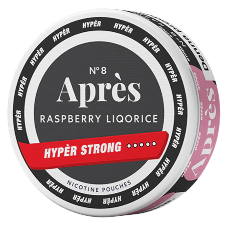 Après Raspberry Liqorice Hyper Strong Side