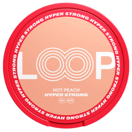 LOOP Hot Peach Hyper Strong ShopSnus