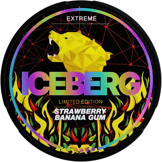 Iceberg Strawberry Banana Gum