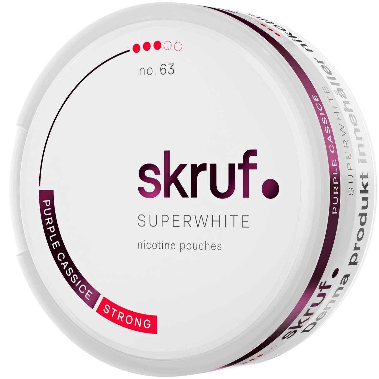 Skruf Superwhite Purple Cassice No.63 Side