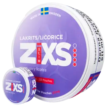 Zixs Lakrits Jumbo Can ShopSnus