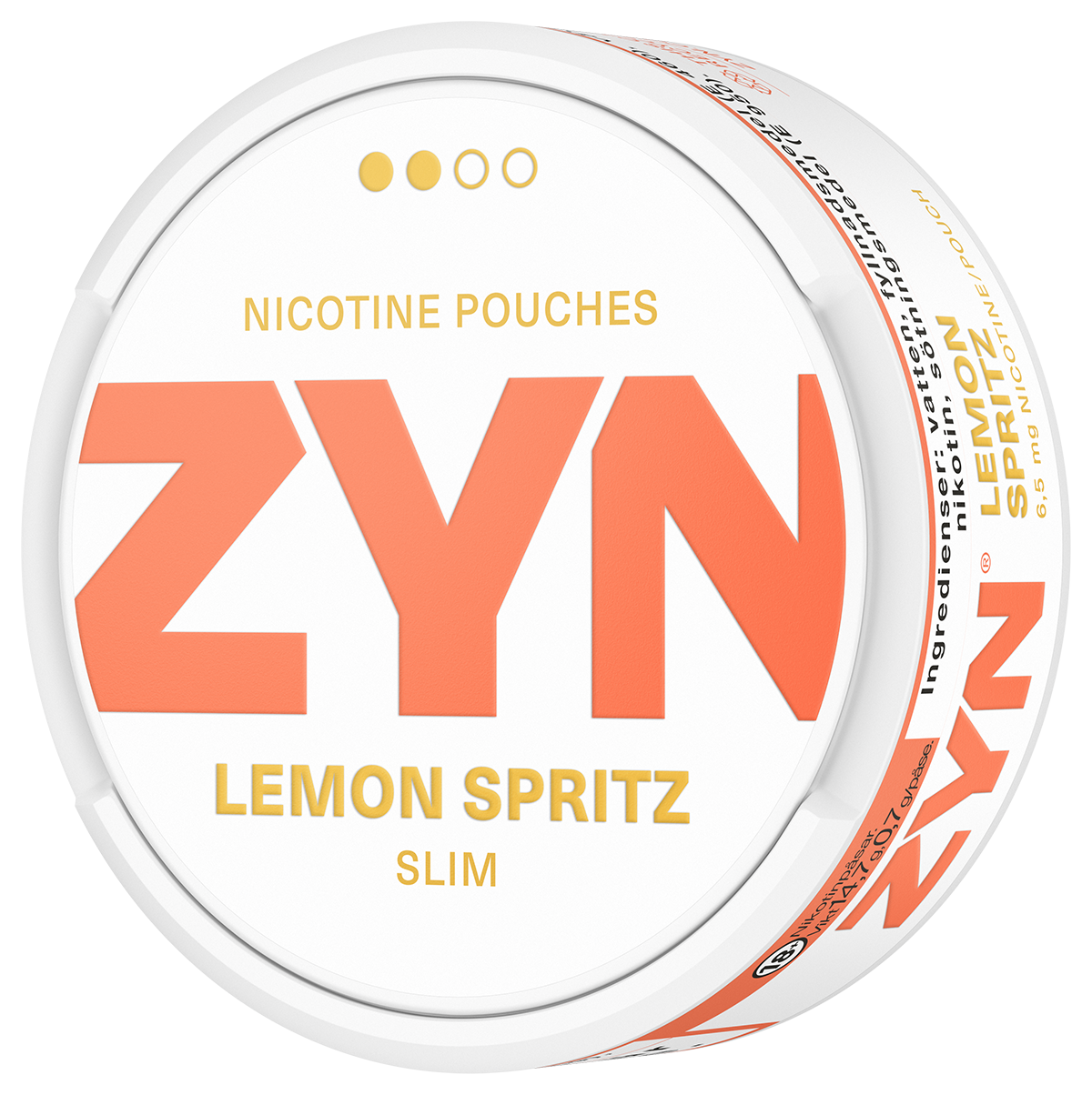 ZYN Lemon Spritz Slim S2 Side