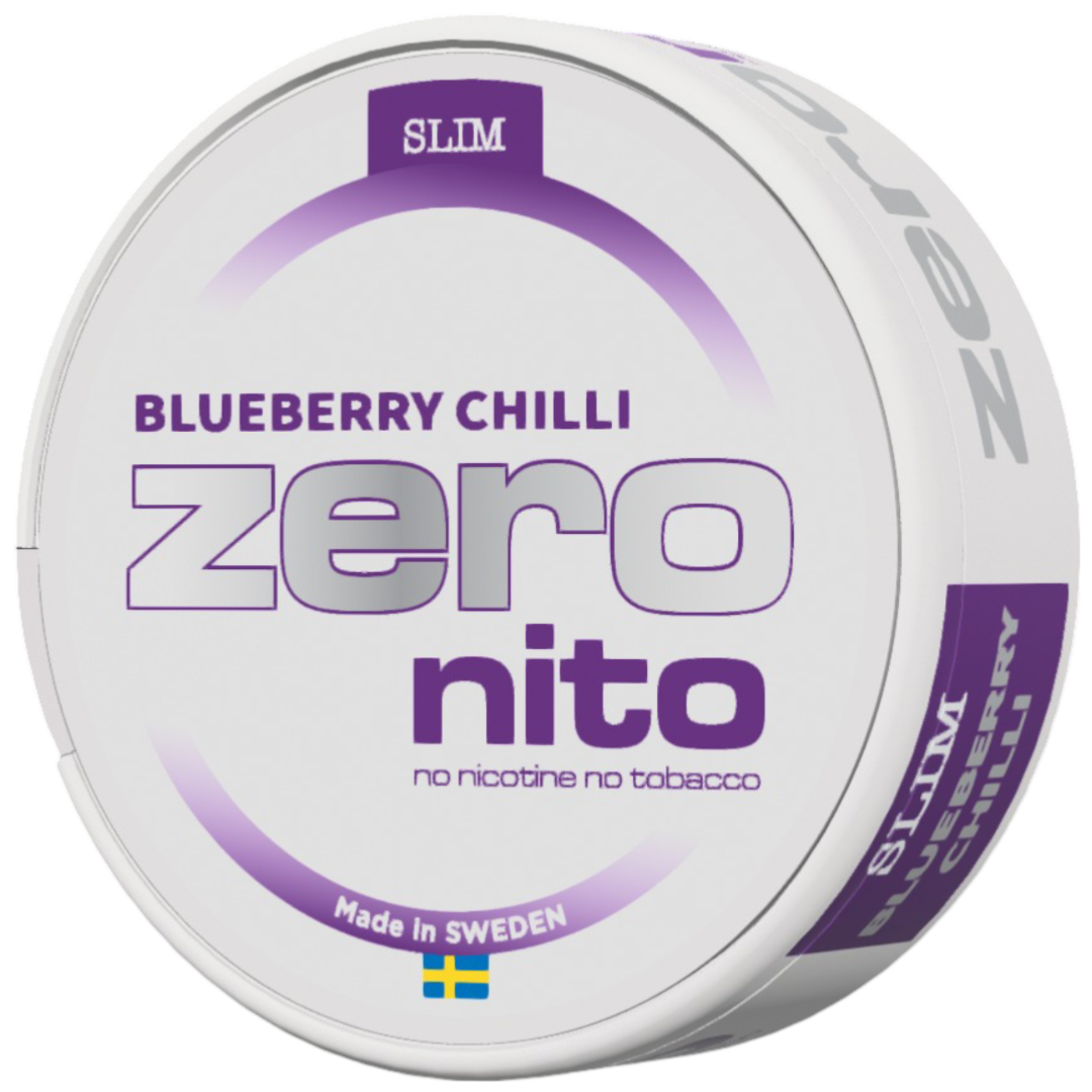 Zeronito Blueberry Chilli Slim Side