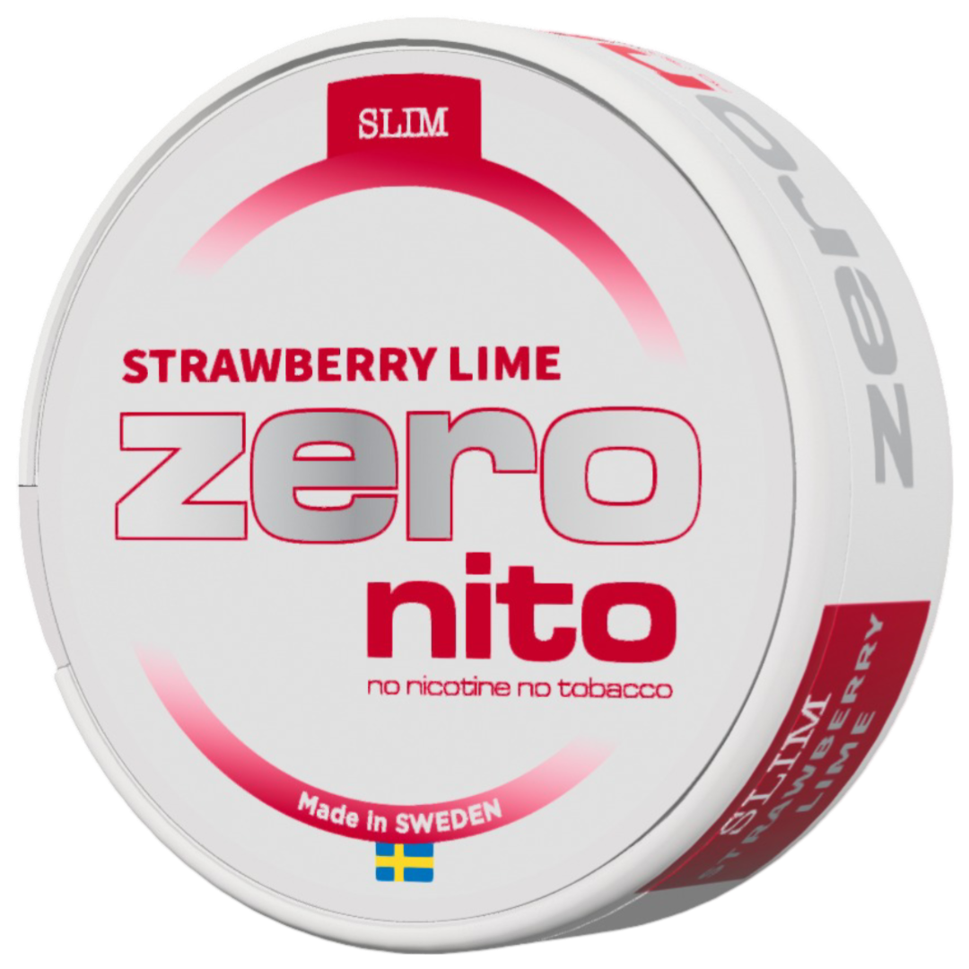 Zeronito Strawberry Lime Slim Side