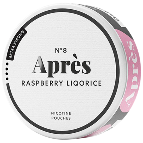 Après Raspberry Liqorice Extra Strong Side