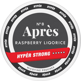 Après Raspberry Liqorice Hyper Strong ShopSnus