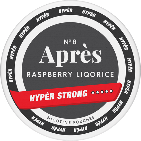 Après Raspberry Liqorice Hyper Strong ShopSnus
