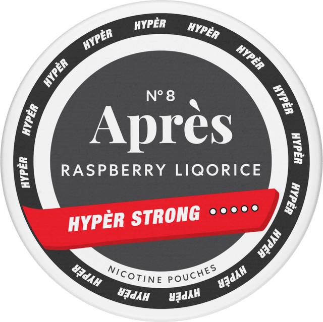 Après Raspberry Liqorice Hyper Strong ShopSnus