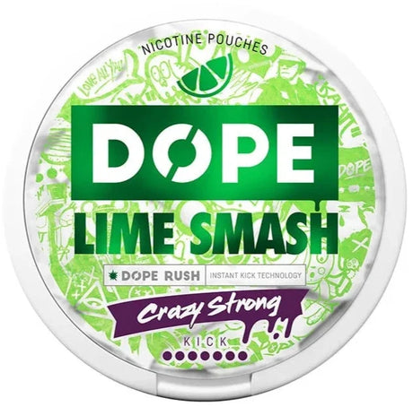 DOPE Lime Smash Crazy Strong ShopSnus