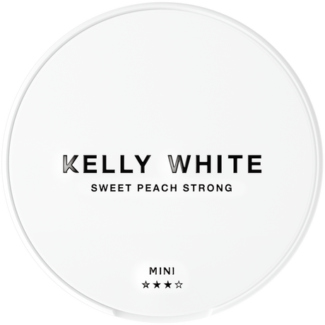 Kelly White Sweet Peach Mini ShopSnus
