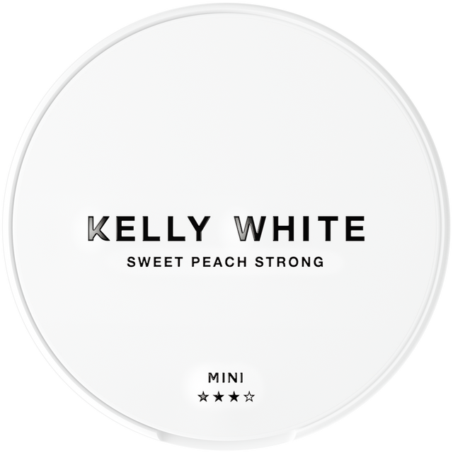 Kelly White Sweet Peach Mini ShopSnus
