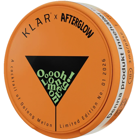 Klar Afterglow Edition Oolong Melon Mini Extra Strong Side