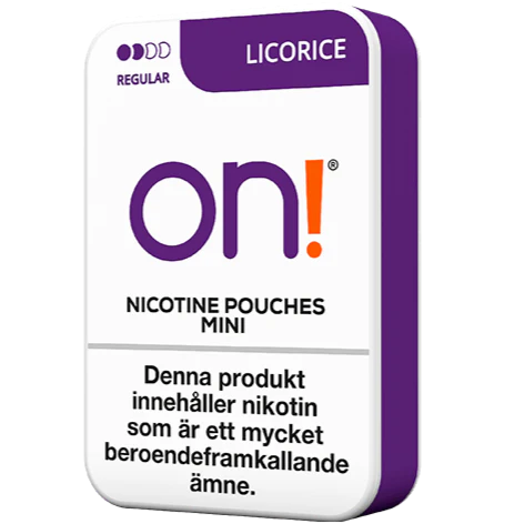 On! Licorice 3mg ShopSnus