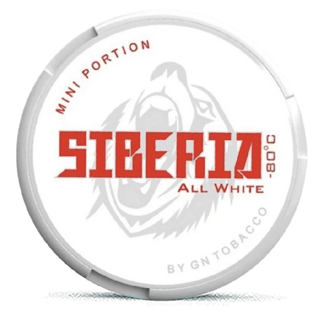 Siberia Mini All White Portion ShopSnus