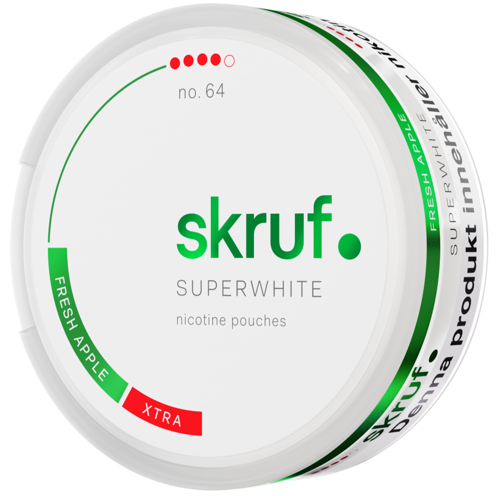 Skruf Superwhite Fresh Apple Side