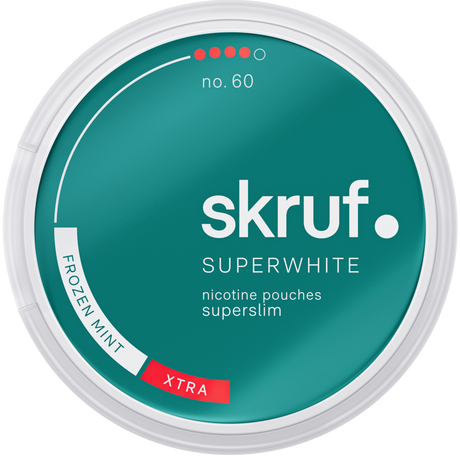 Skruf Superwhite Frozen Mint No.60 ShopSnus