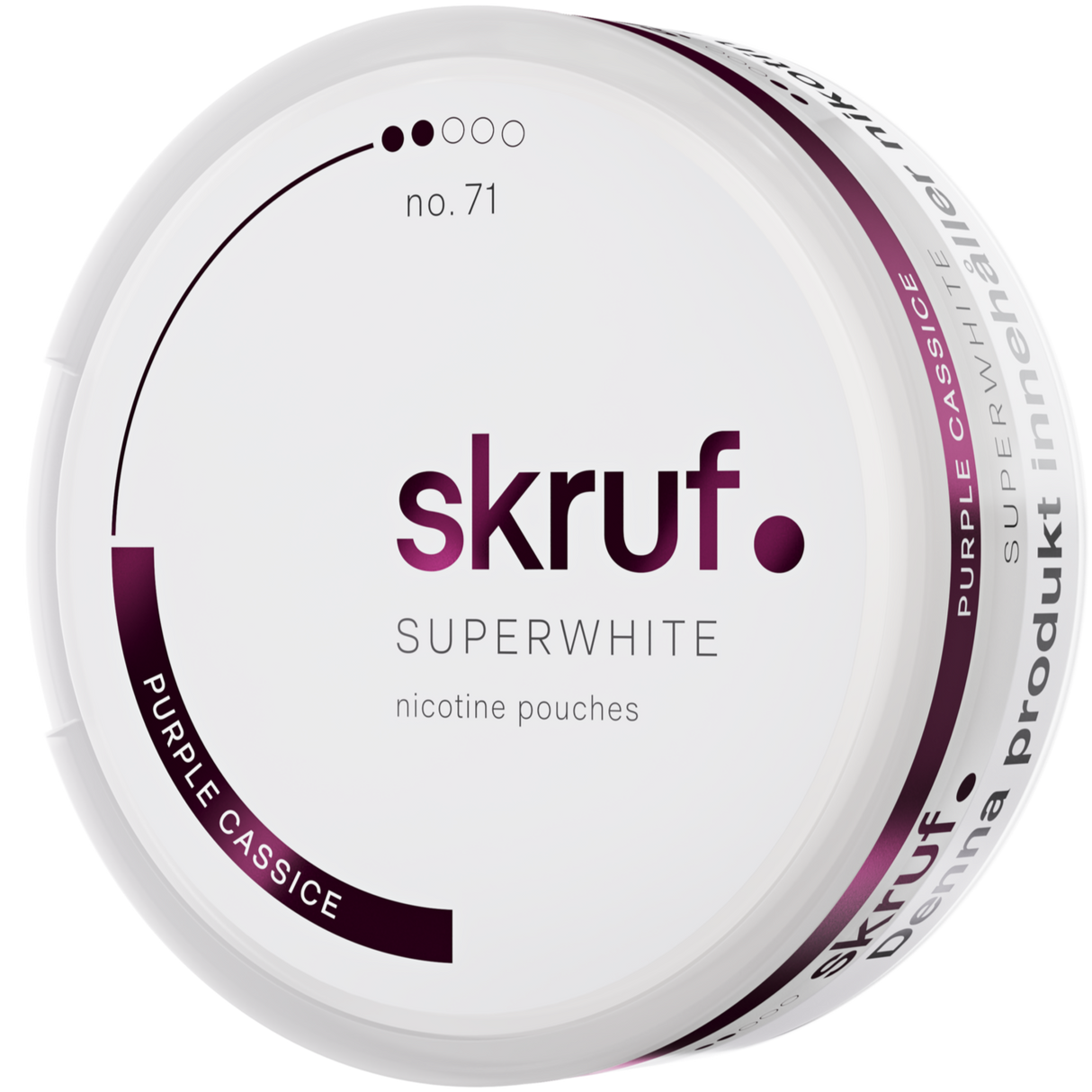 Skruf Superwhite Purple Cassice No.71 Side