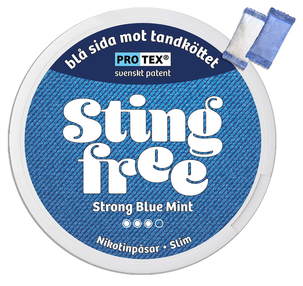 Stingfree Strong Blue Mint ShopSnus