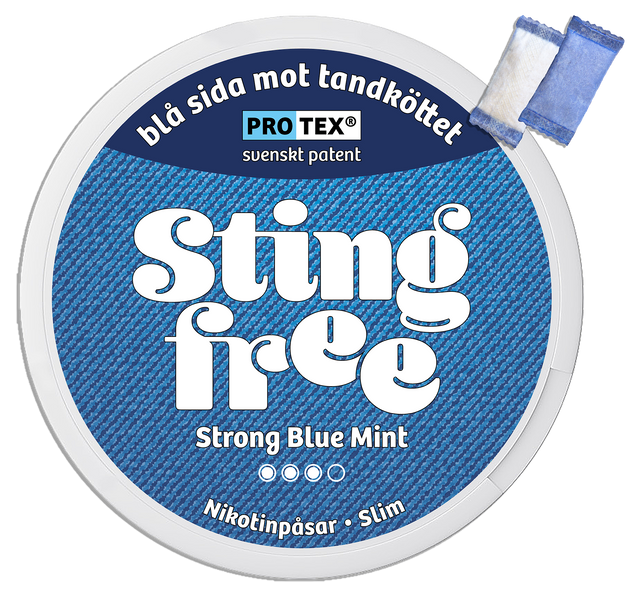 Stingfree Strong Blue Mint ShopSnus