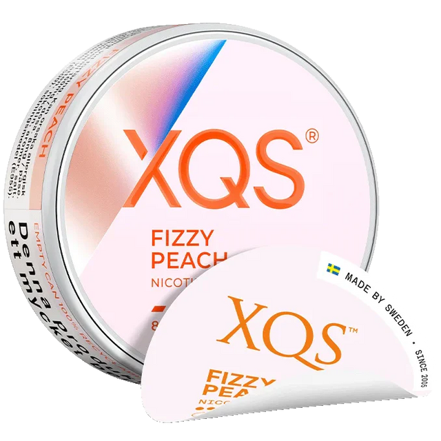 XQS Fizzy Peach Strong ShopSnus