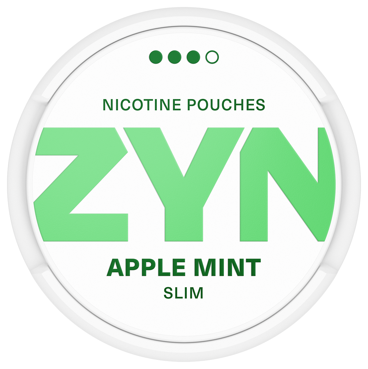 ZYN Apple Mint Slim S3 Side