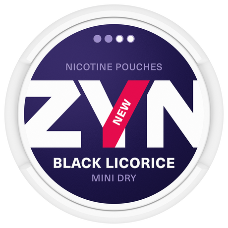 ZYN Black Licorice Mini S2 Side