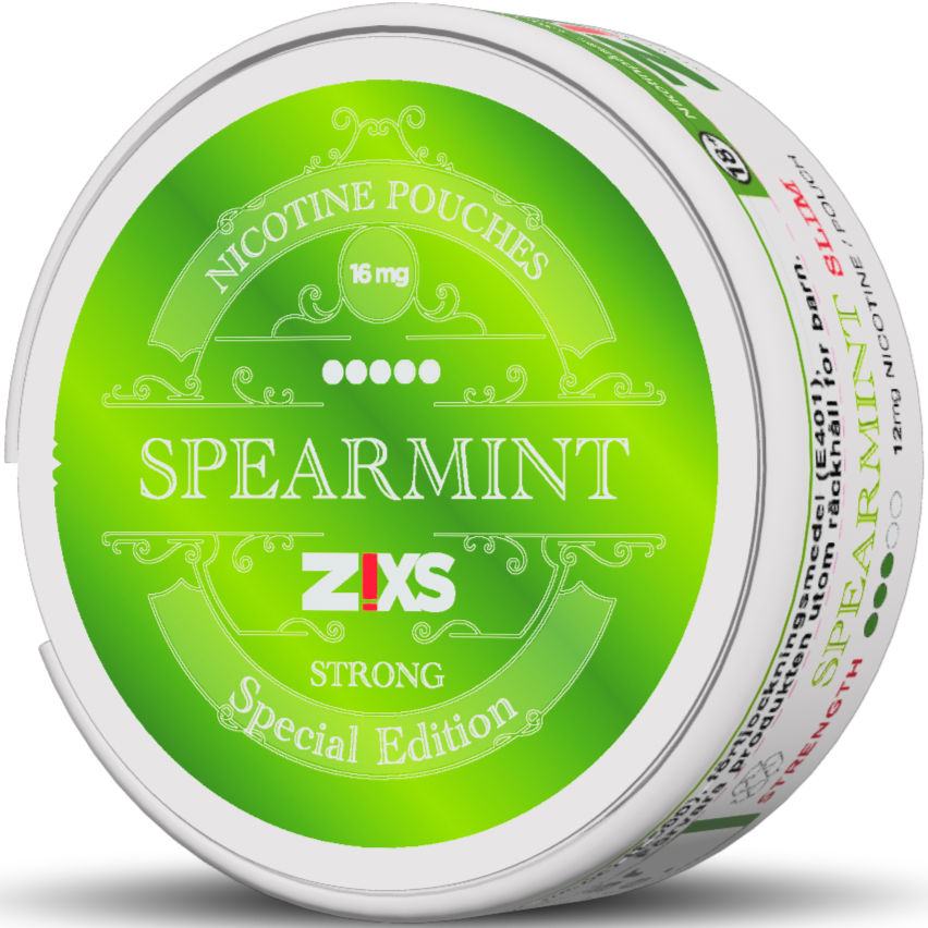 Zixs Spearmint Slim Side