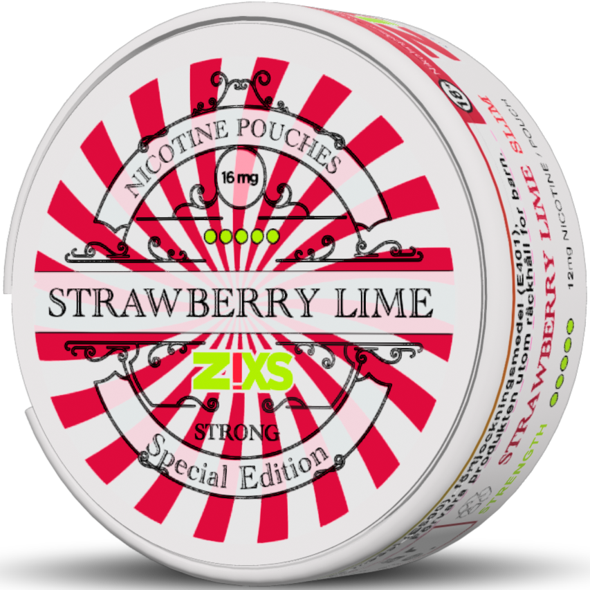 Zixs Strawberry Lime Slim Side